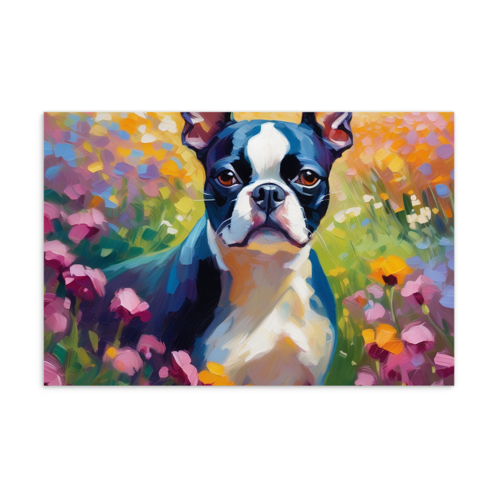 PugMug Custom Boston Terrier Postcard
