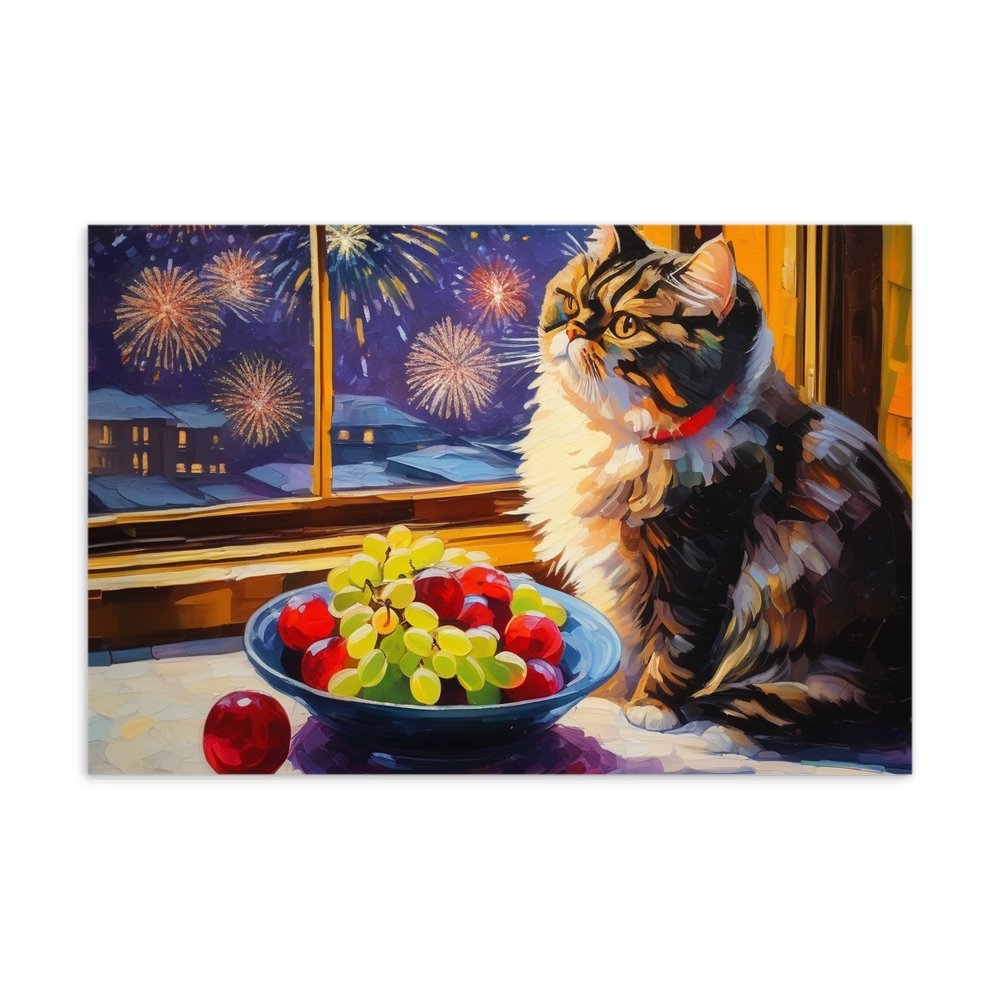 PugMug Custom Tabby Persian Cat Postcard