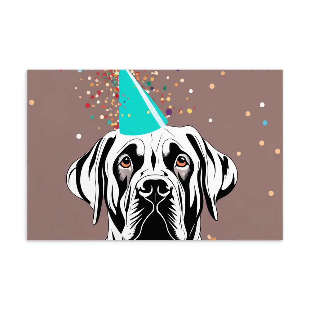 PugMug Custom Mastiff Postcard