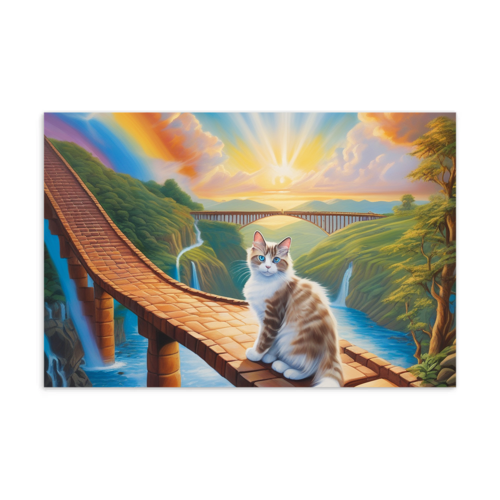 PugMug Custom Tabby Ragdoll Cat Postcard