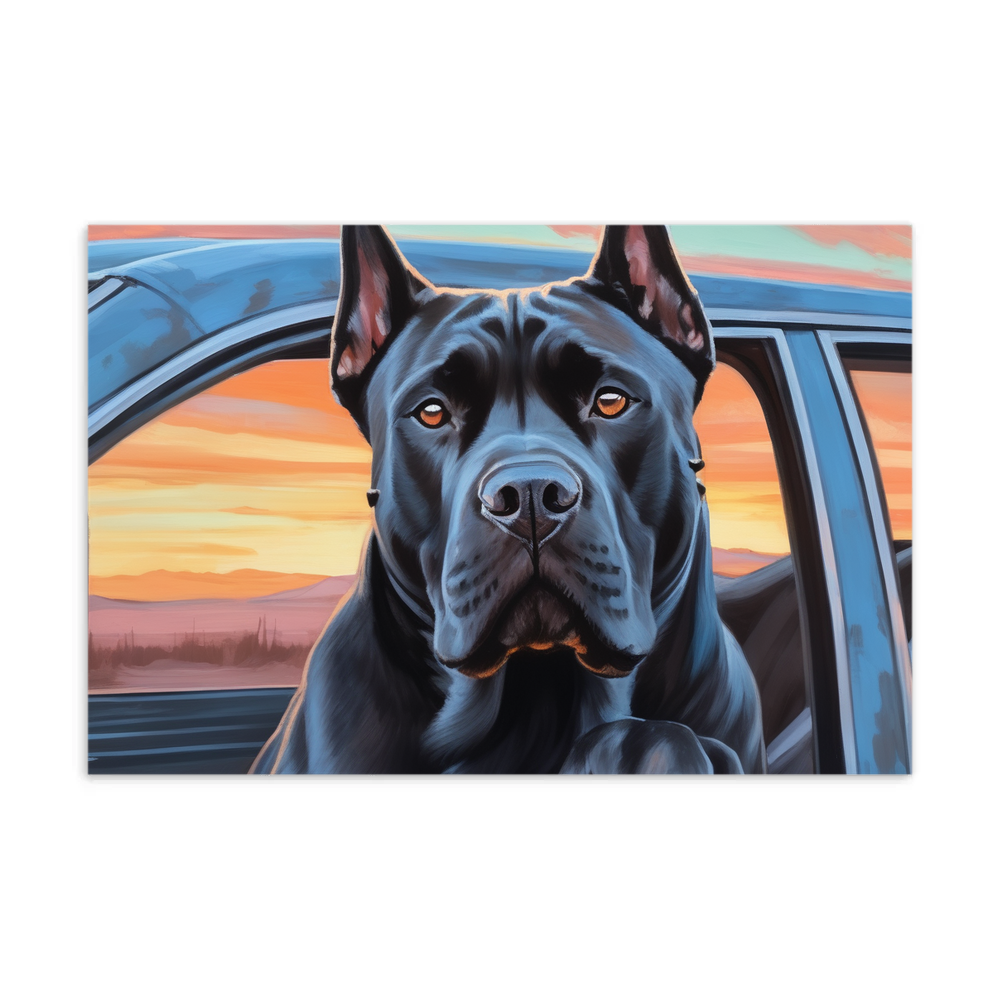 PugMug Custom Cane Corso Postcard