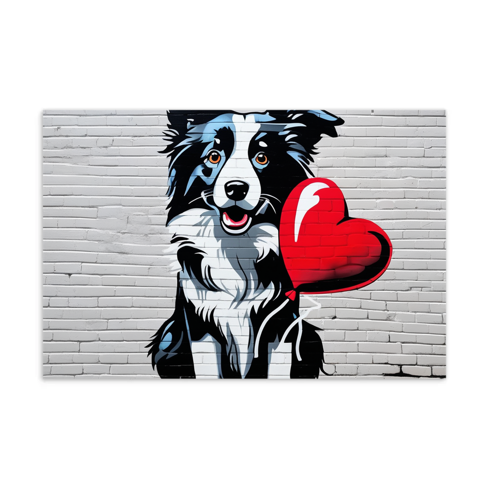 PugMug Custom Border Collie Postcard