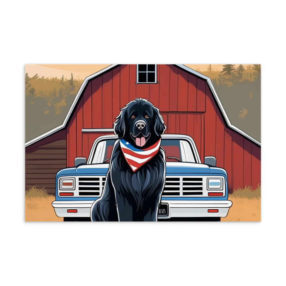 PugMug Custom Newfoundland Postcard