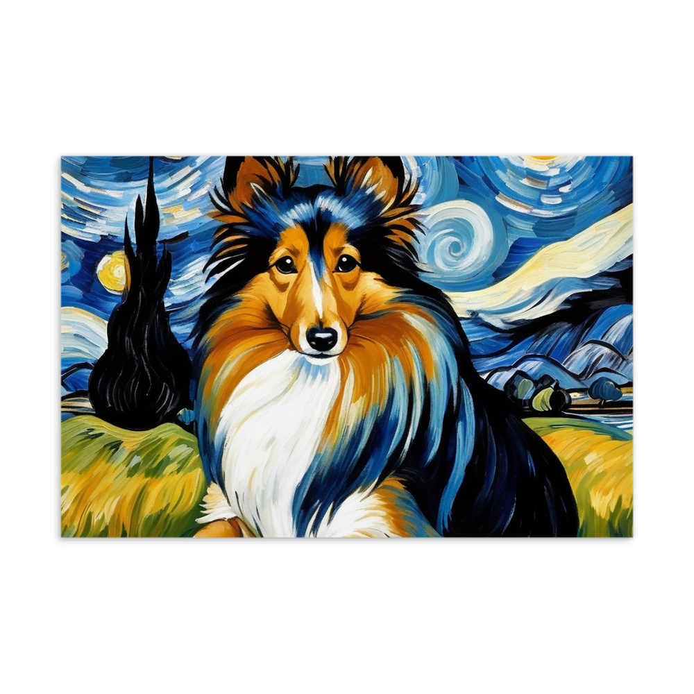 PugMug Custom Shetland Sheepdog Postcard