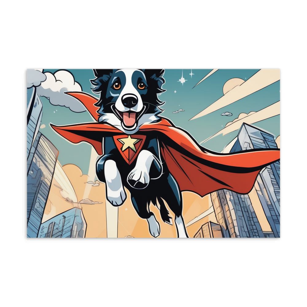 PugMug Custom Border Collie Postcard