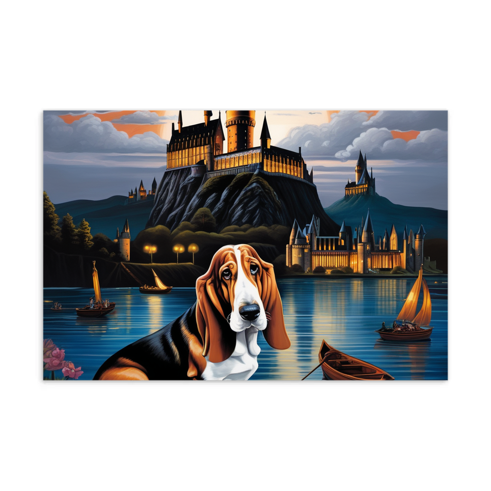 PugMug Custom Basset Hound Postcard