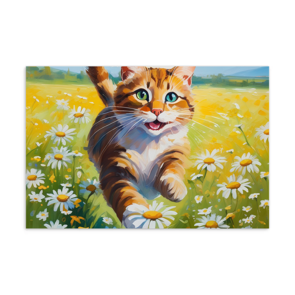 PugMug Custom Tabby Companion Cat Postcard