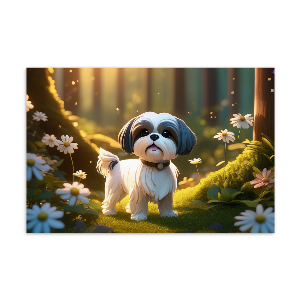 PugMug Custom Shih Tzu Postcard