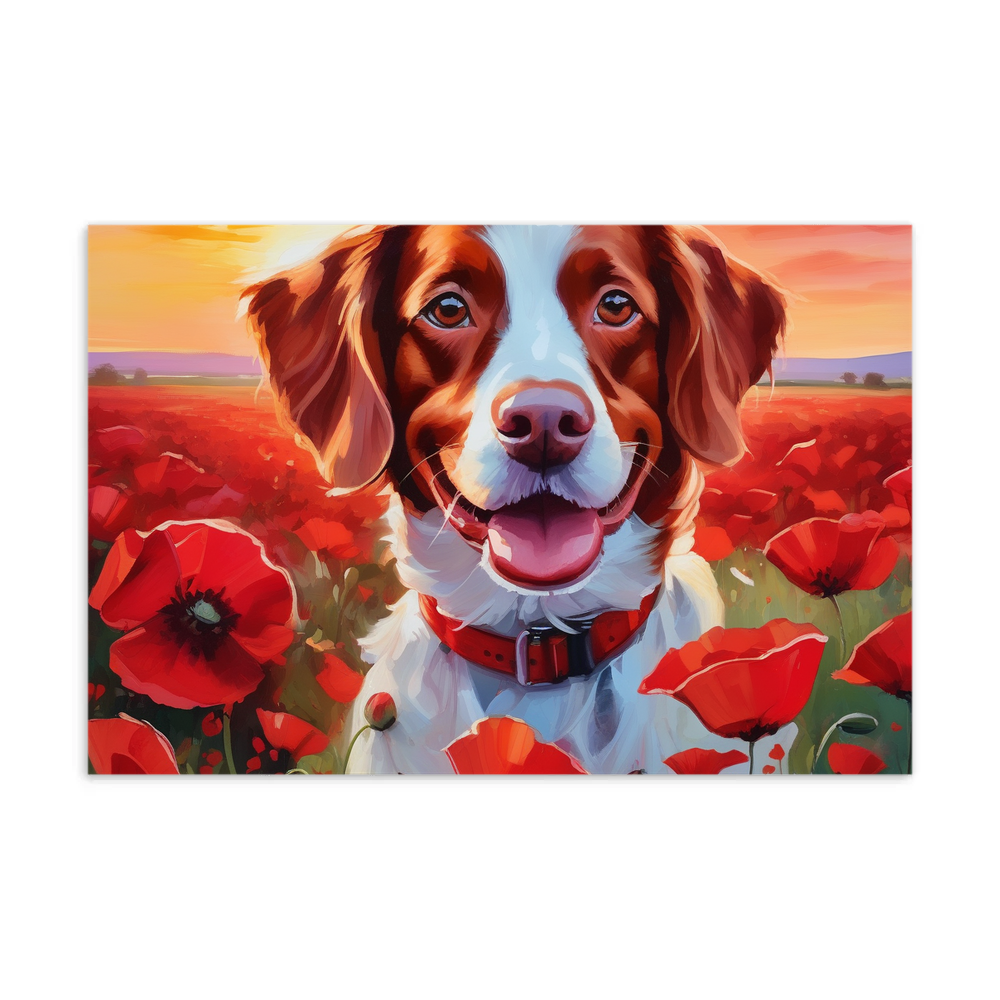 PugMug Custom Brittany Dog Postcard