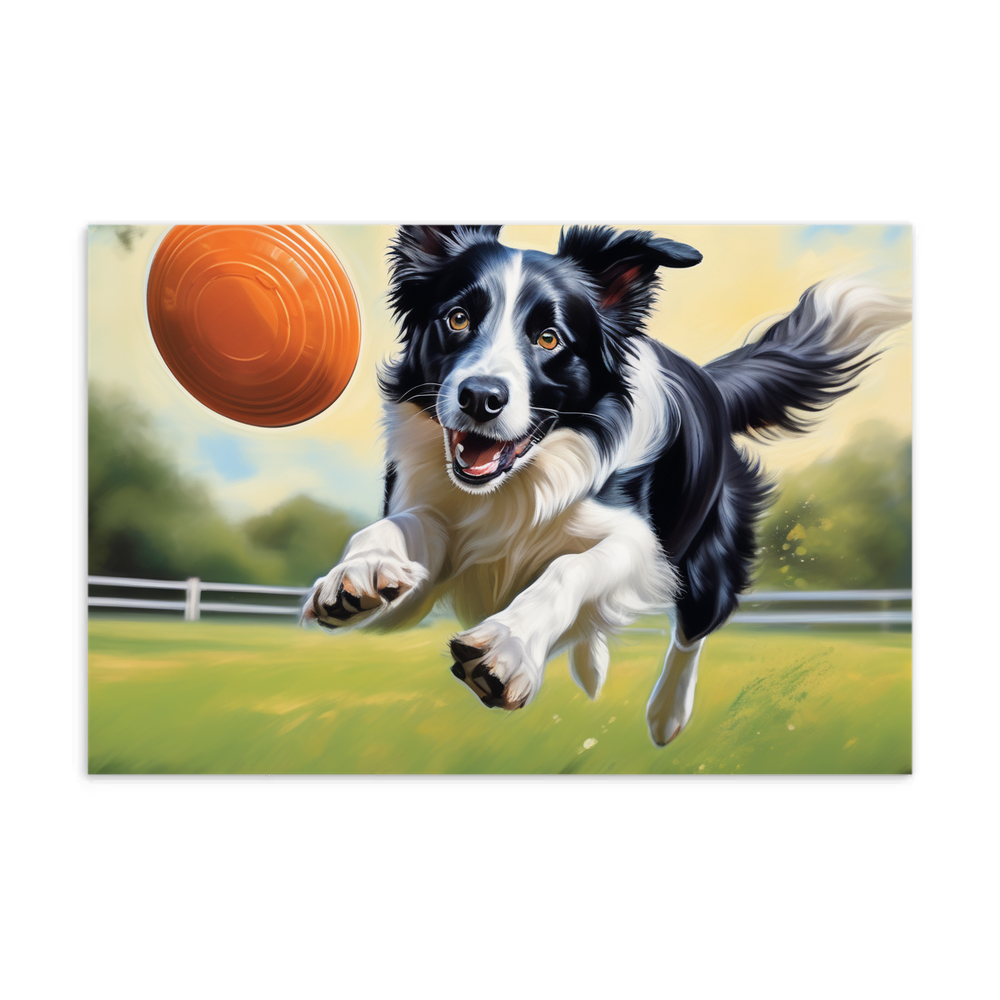 PugMug Custom Border Collie Postcard