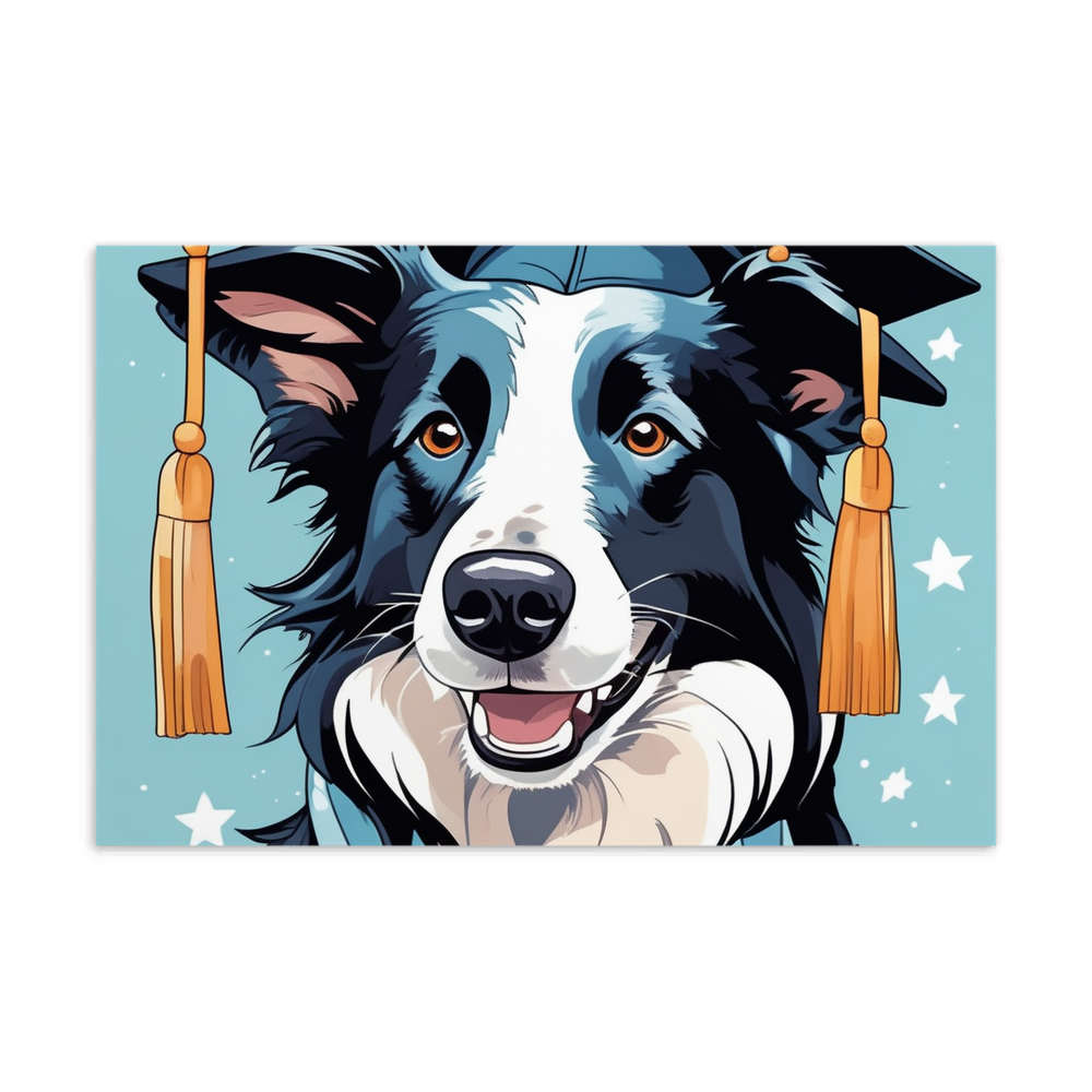 PugMug Custom Border Collie Postcard