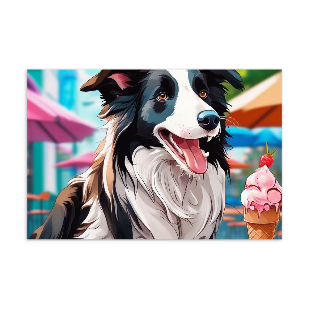 PugMug Custom Border Collie Postcard