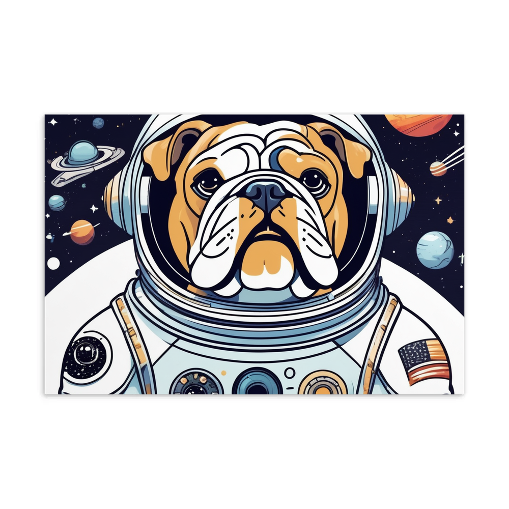 PugMug Custom Bulldog Postcard