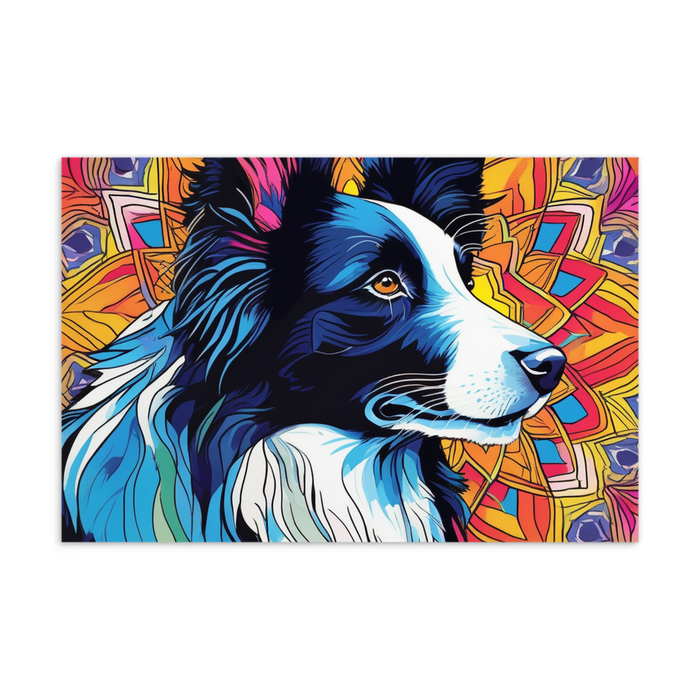 PugMug Custom Border Collie Postcard