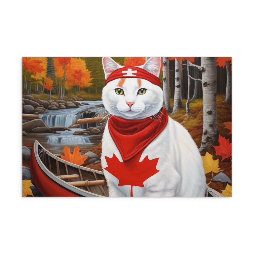 PugMug Custom White Companion Cat Postcard