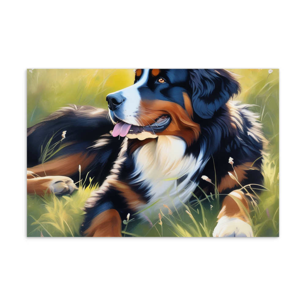 PugMug Custom Bernese Mountain Dog Postcard