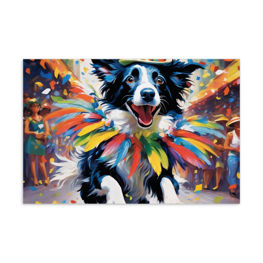 PugMug Custom Border Collie Postcard
