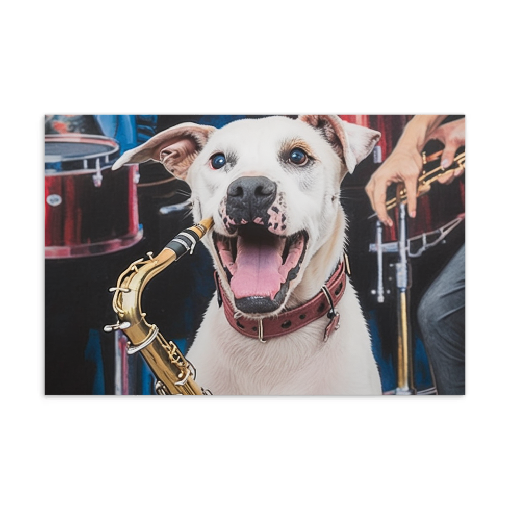 PugMug Custom Melody Postcard