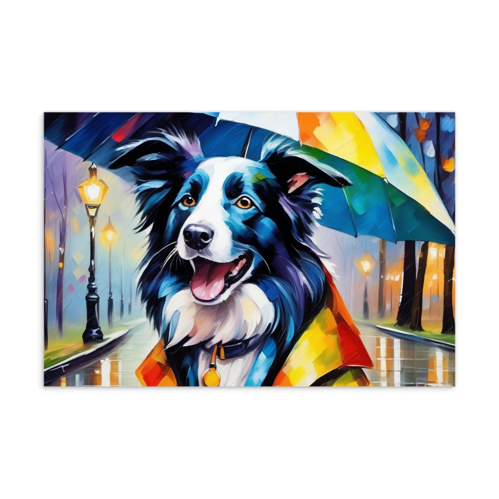 PugMug Custom Border Collie Postcard