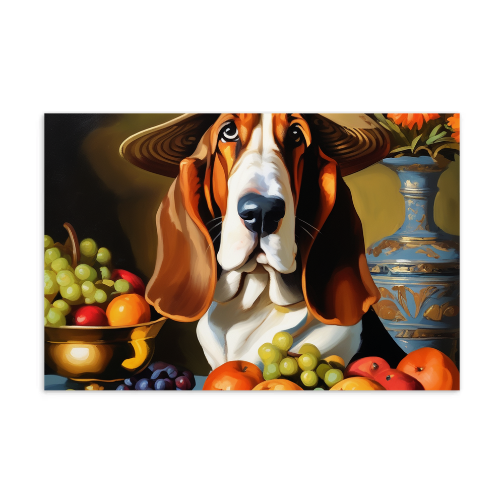 PugMug Custom Basset Hound Postcard