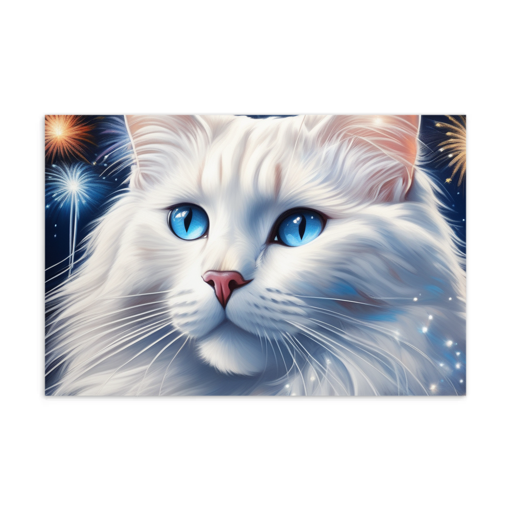 PugMug Custom White Ragdoll Cat Postcard