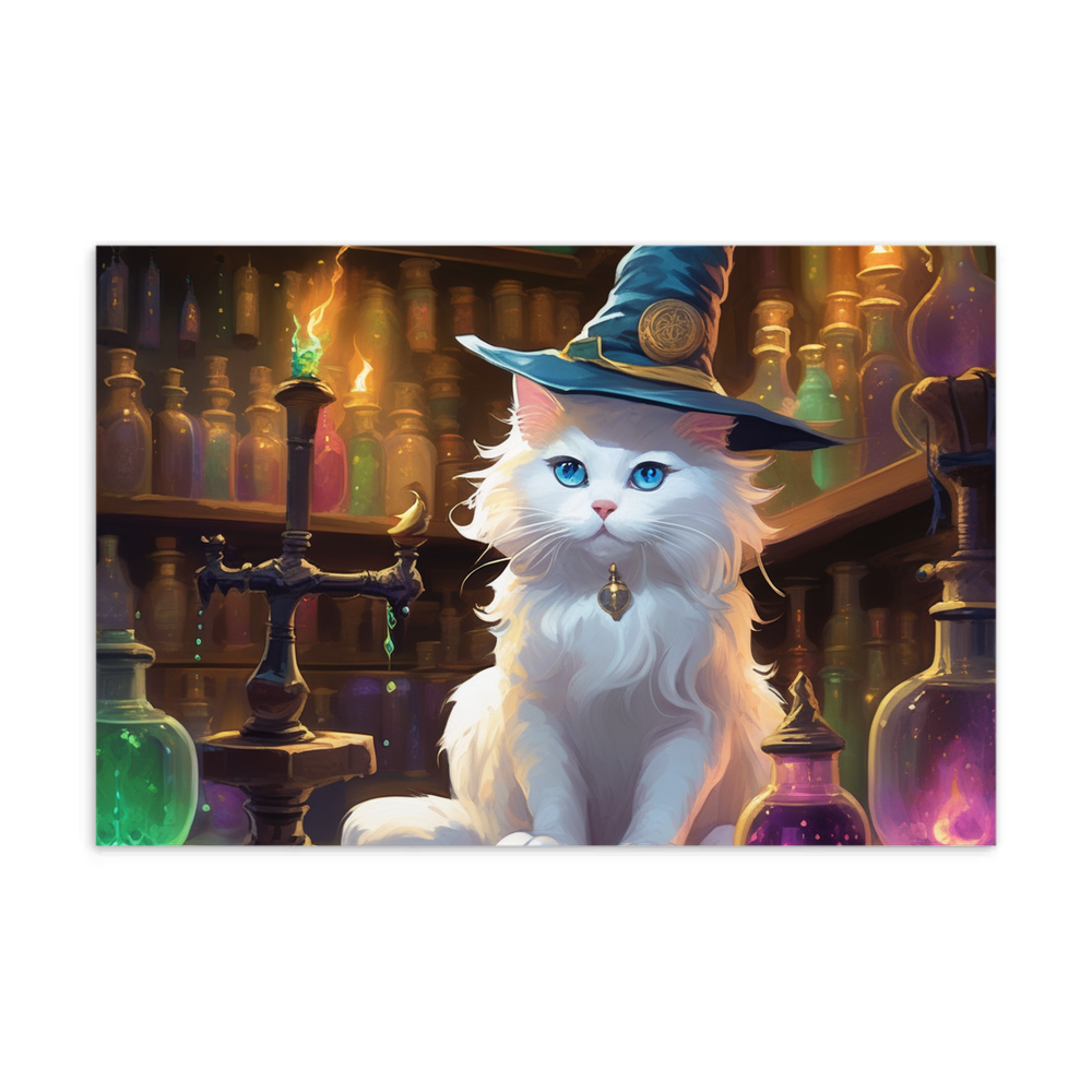 PugMug Custom White Ragdoll Cat Postcard