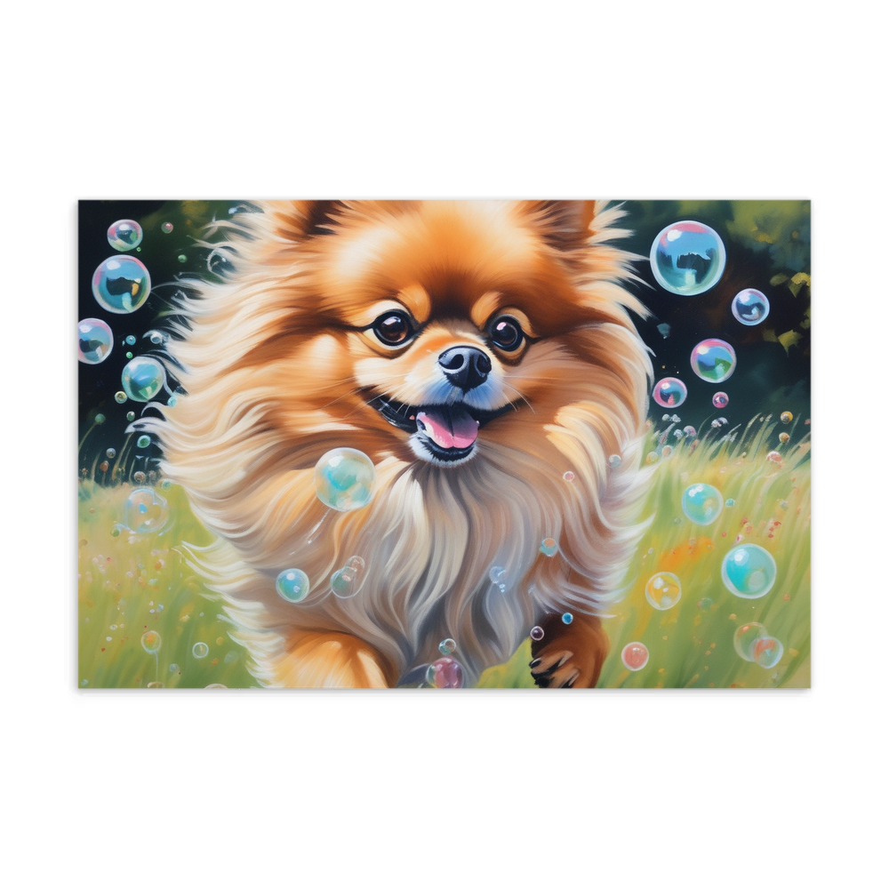 PugMug Custom Tan Pomeranian Postcard
