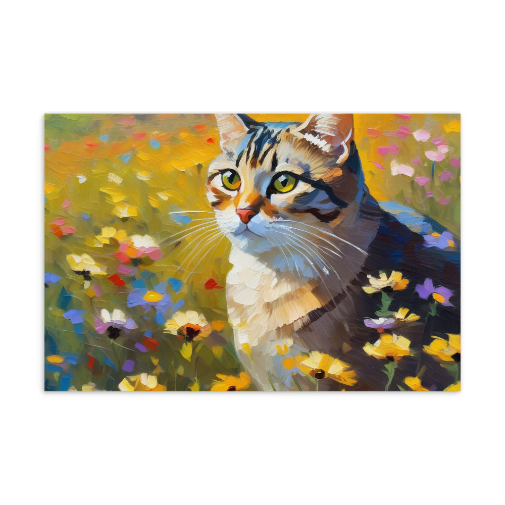 PugMug Custom Tabby American Shorthair Cat Postcard