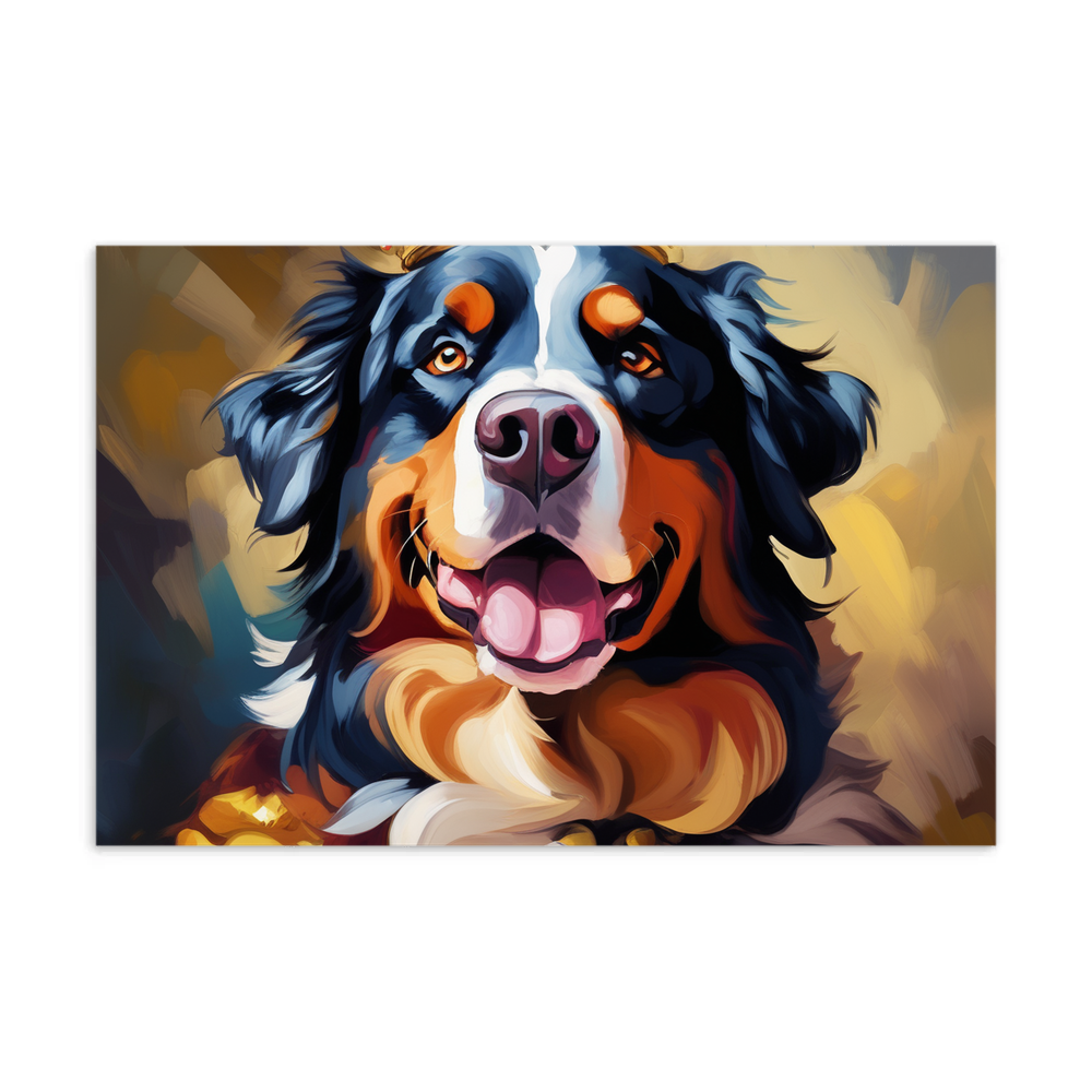 PugMug Custom Bernese Mountain Dog Postcard