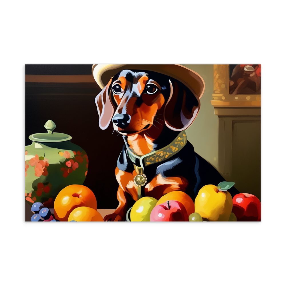 PugMug Custom Tan Dachshund Postcard