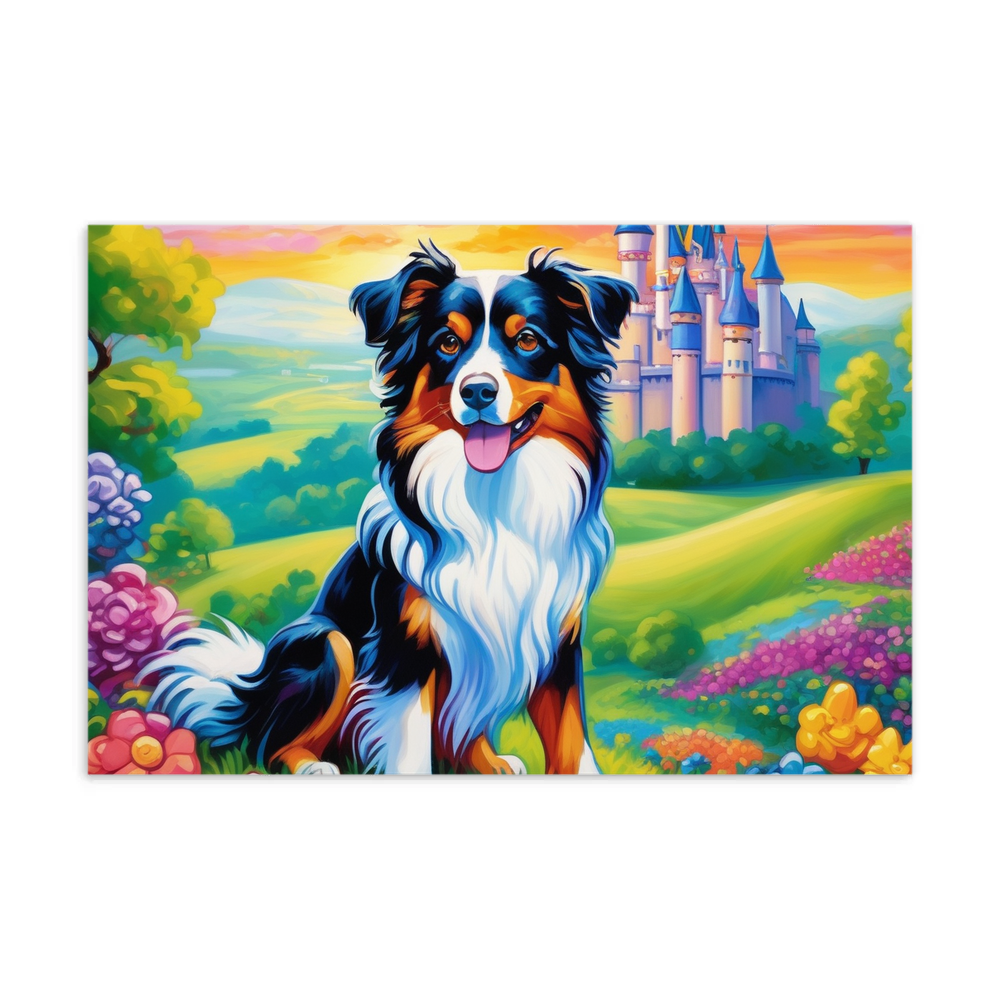 PugMug Custom Miniature American Shepherd Postcard