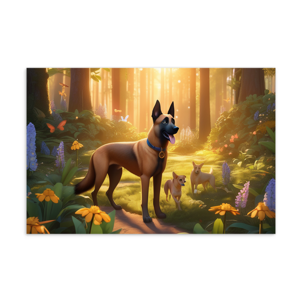 PugMug Custom Belgian Malinois Postcard