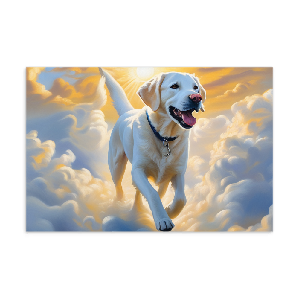 PugMug Custom White Labrador Retriever Postcard