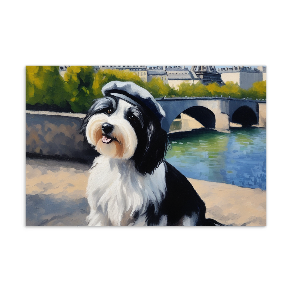 PugMug Custom Black-and-white Havanese Dog Postcard