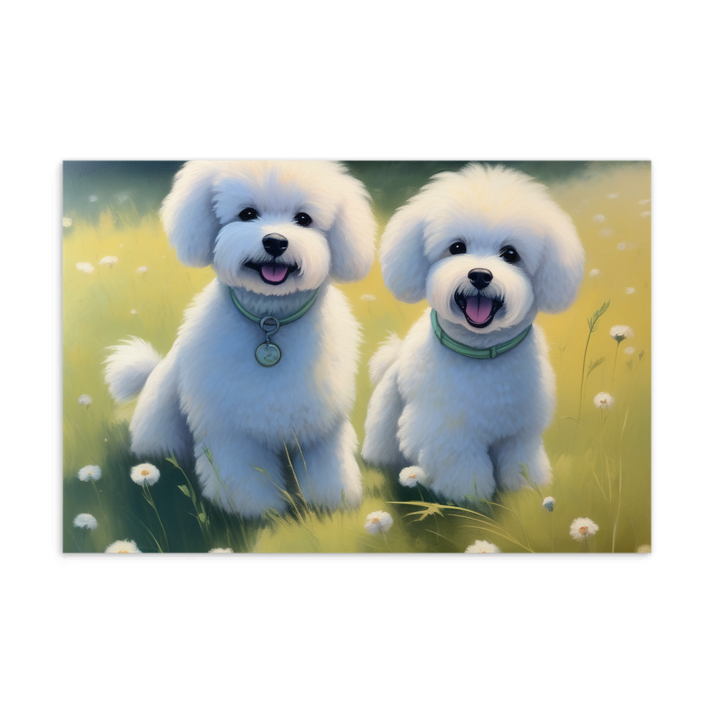 PugMug Custom Bichons Frise Postcard