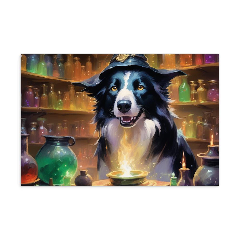 PugMug Custom Border Collie Postcard