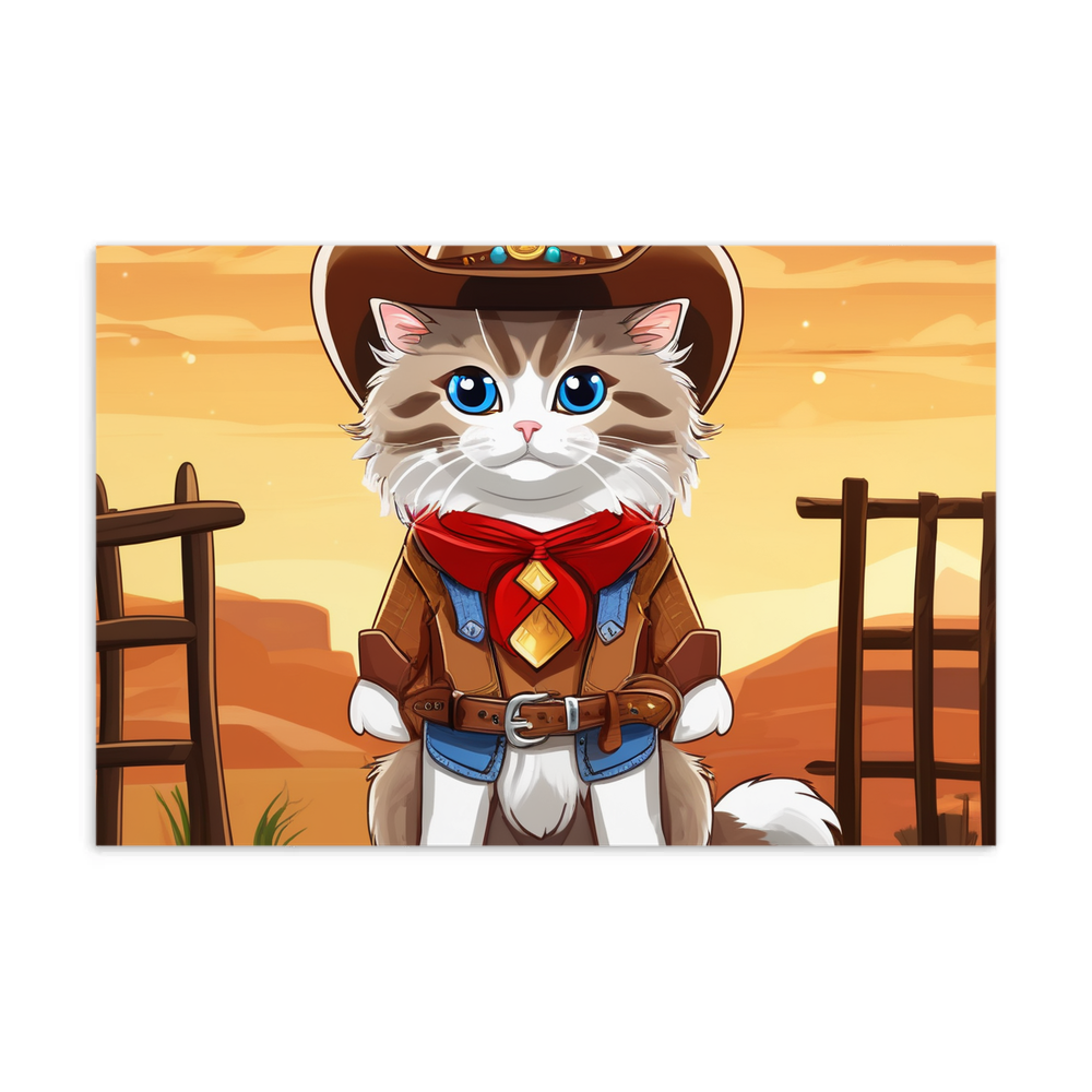 PugMug Custom Tabby Ragdoll Cat Postcard