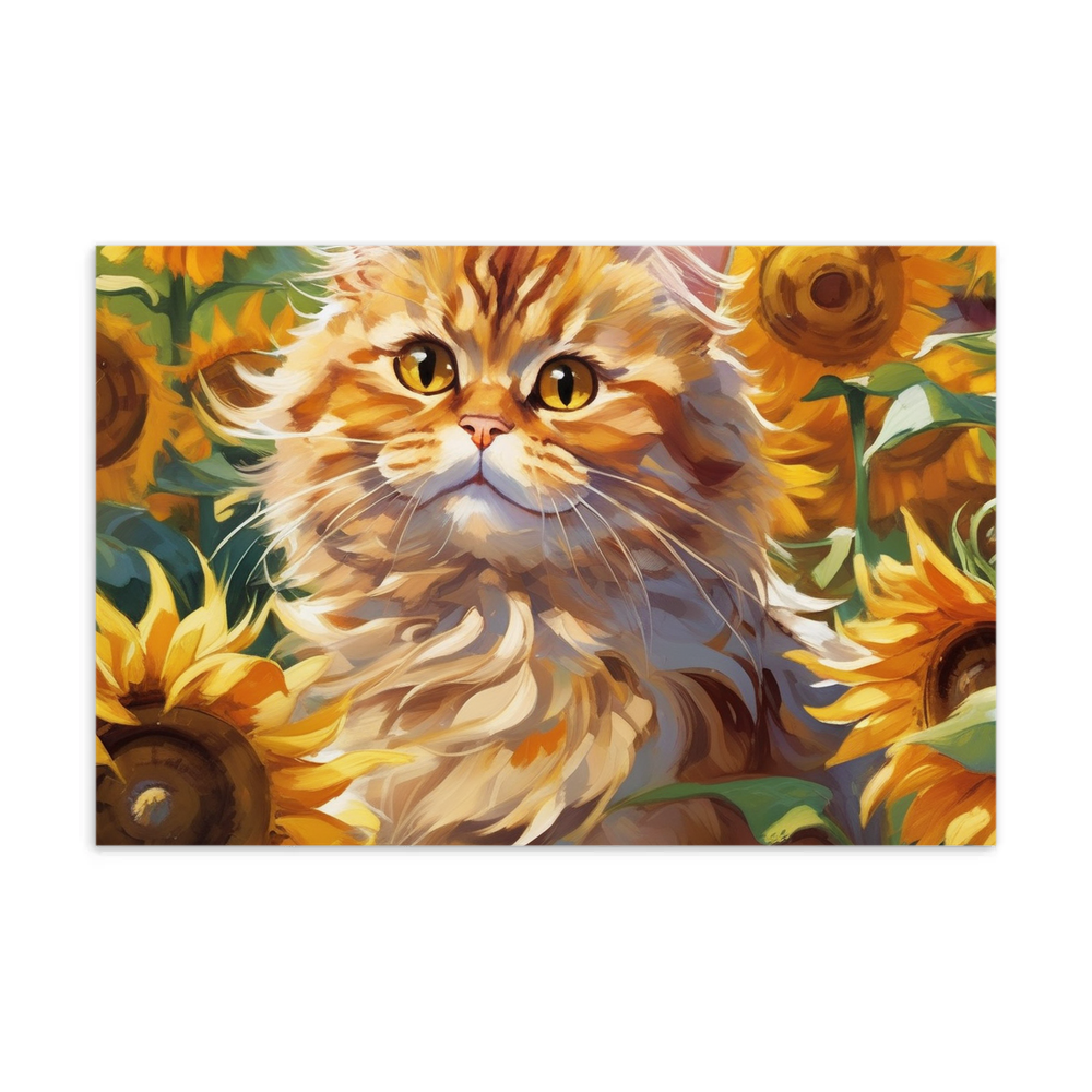 PugMug Custom Tabby Persian Cat Postcard