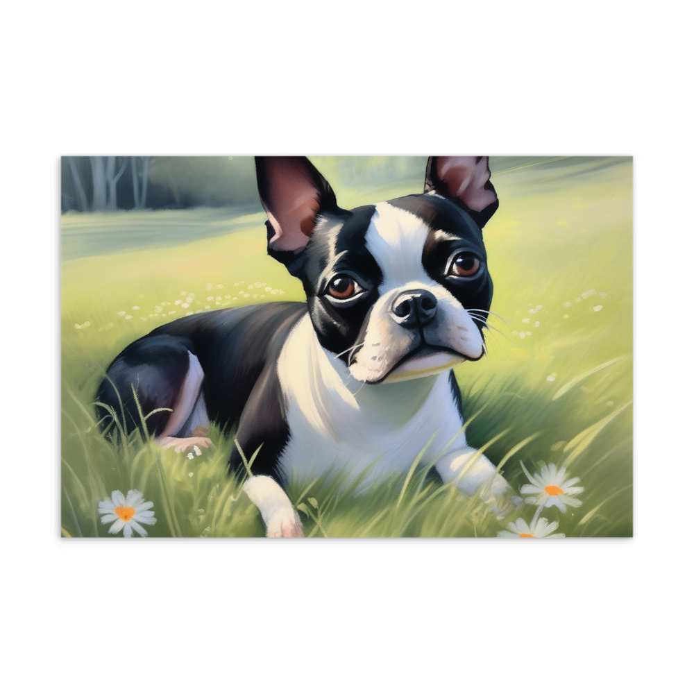 PugMug Custom Boston Terrier Postcard