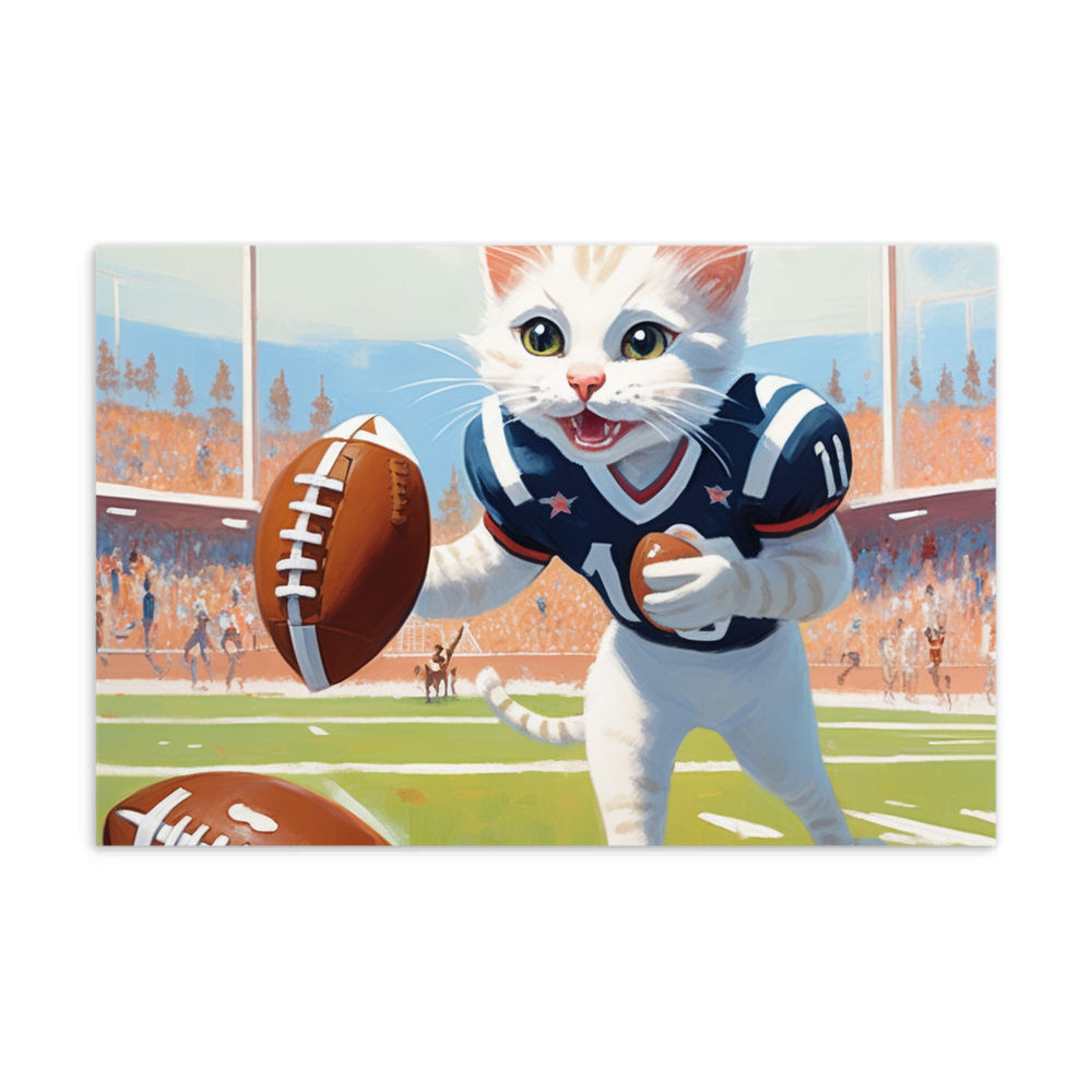 PugMug Custom White Companion Cat Postcard