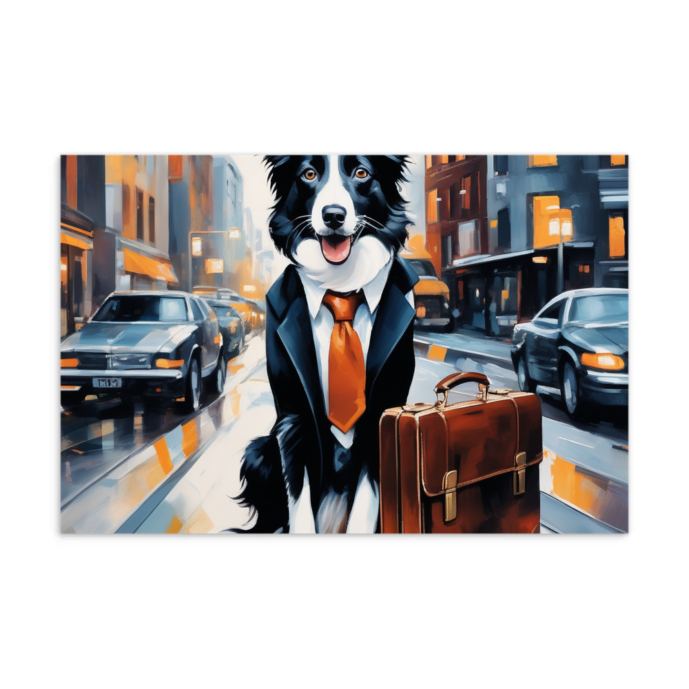 PugMug Custom Border Collie Postcard