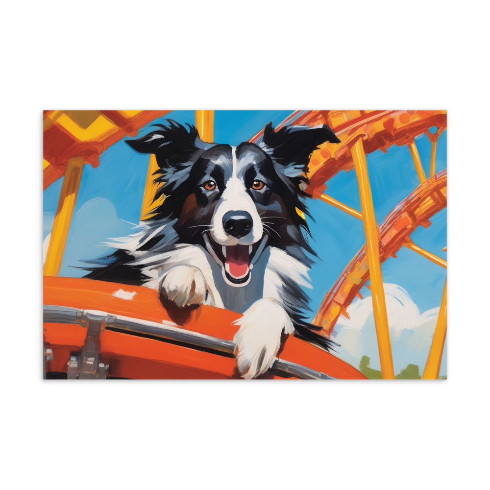 PugMug Custom Border Collie Postcard