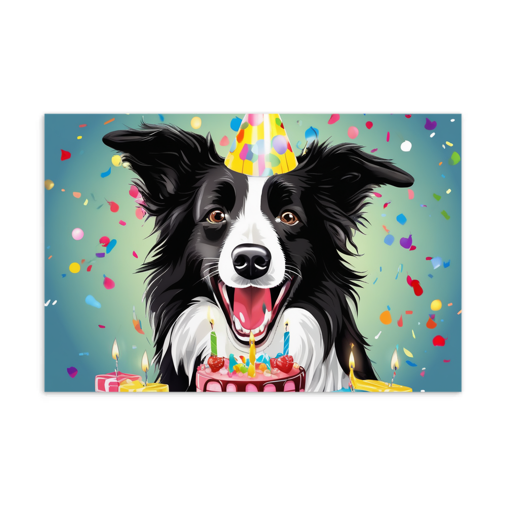 PugMug Custom Border Collie Postcard