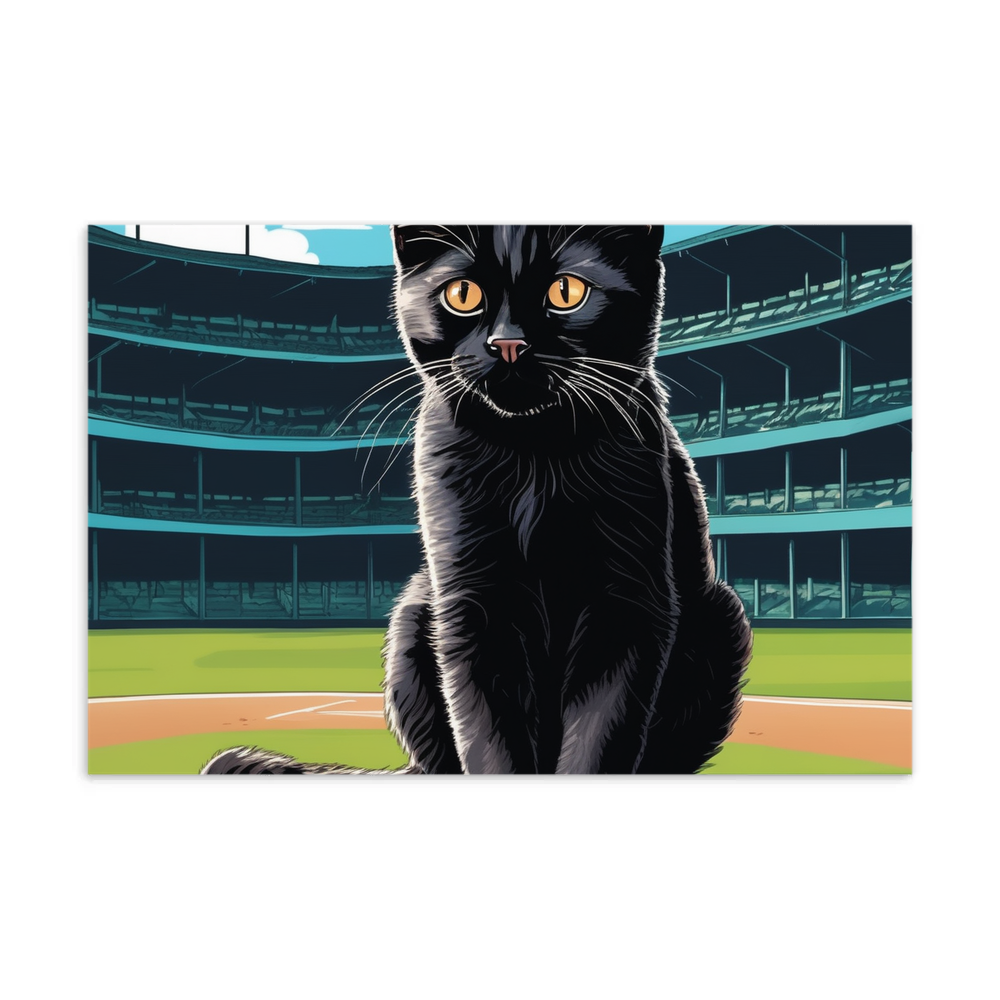 PugMug Custom Black Exotic Cat Postcard