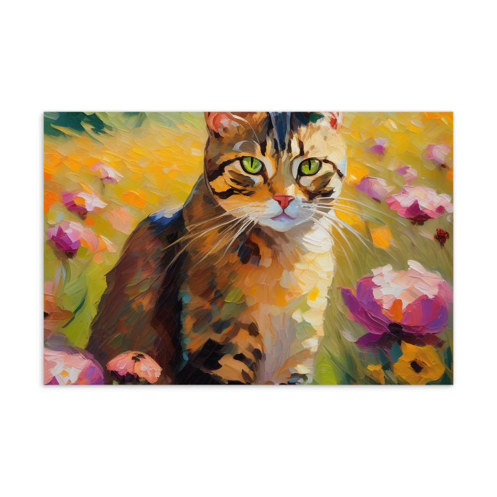 PugMug Custom Tabby Exotic Cat Postcard