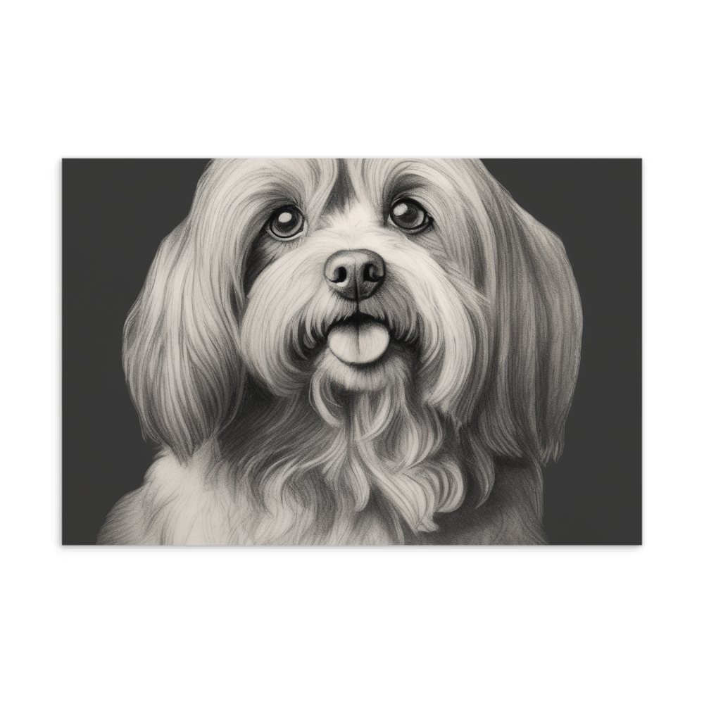 PugMug Custom Tan Havanese Dog Postcard