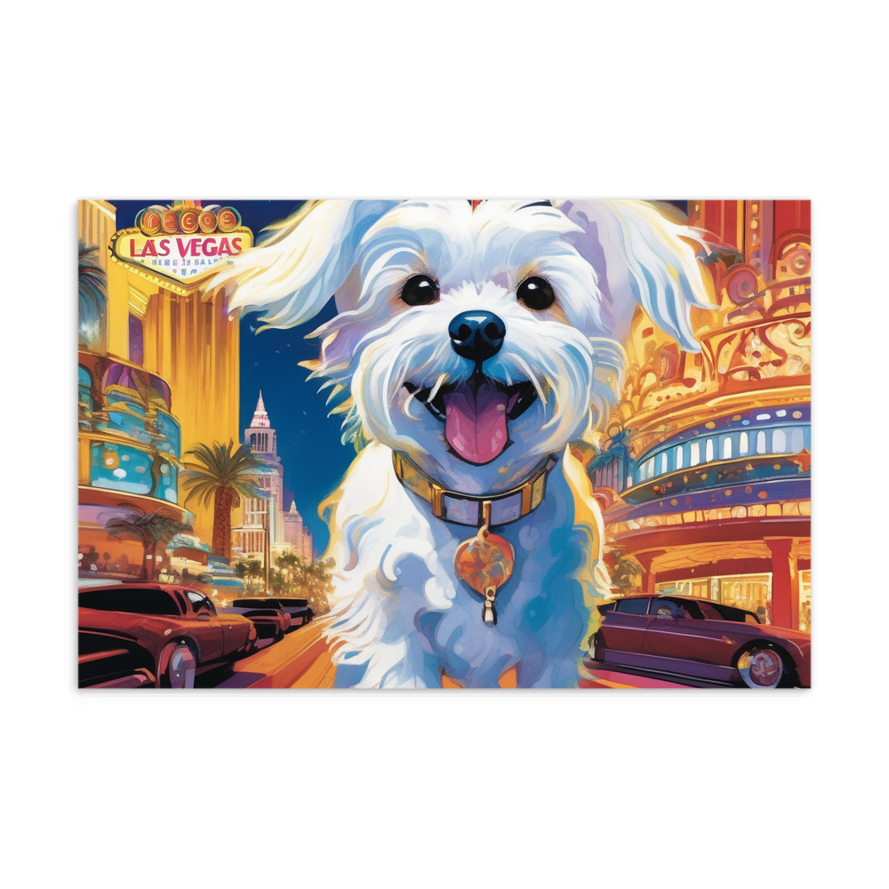 PugMug Custom Maltese Dog Postcard
