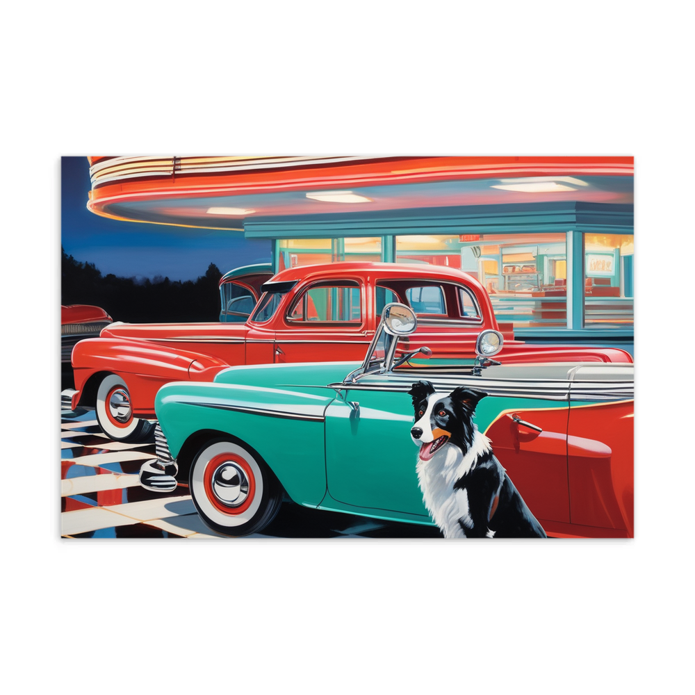 PugMug Custom Border Collie Postcard