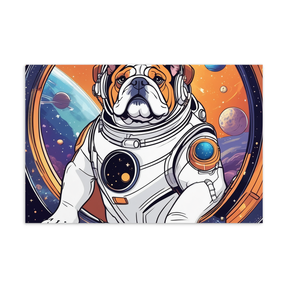 PugMug Custom Bulldog Postcard