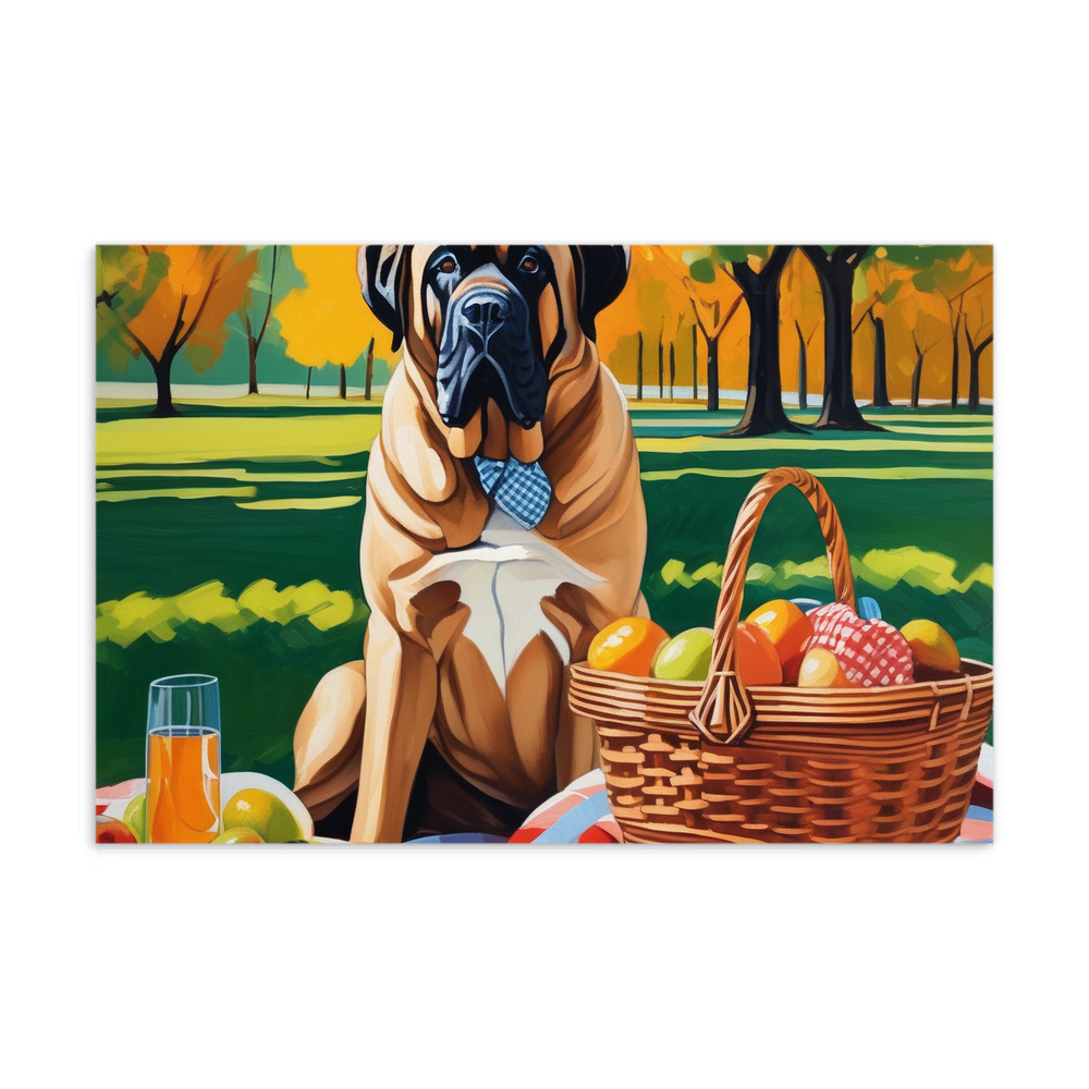 PugMug Custom Mastiff Postcard